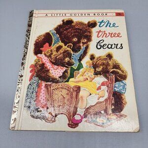 Vintage 1948 Little Golden Book - The Three Bears - 29 Cents *flaws